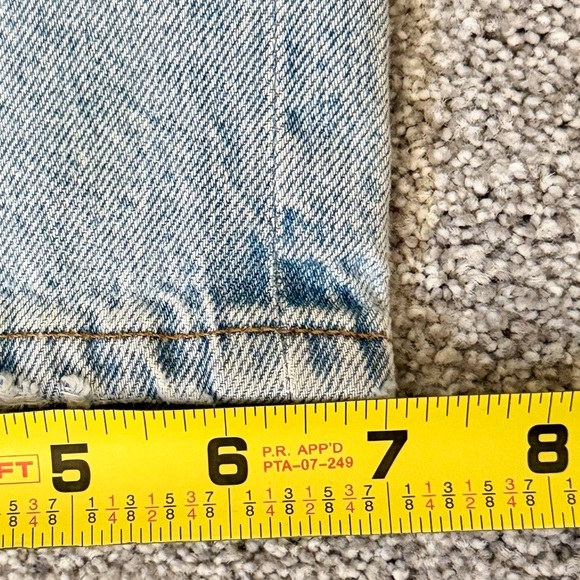 NWT AGOLDE Women’s Austin Mid Rise Slim in Lost 28” Inseam 100%‎ Cotton Size 32 - Picture 9 of 13